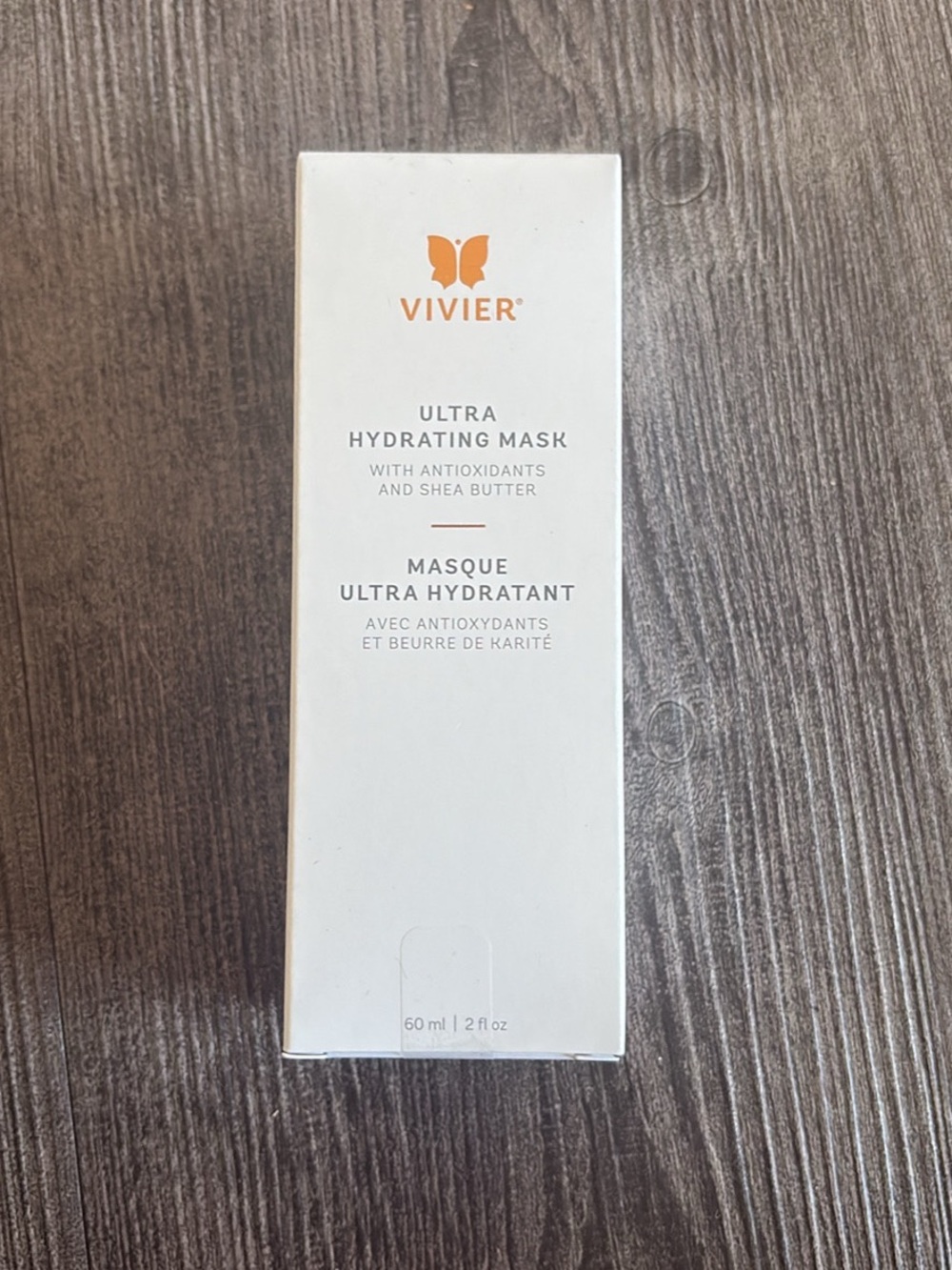 ViVI Ultra Hydrating Mask — White with Orange Logo